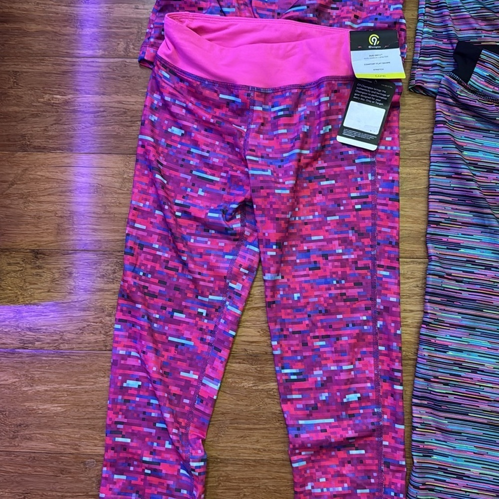 C9 by champion girls sets: jacket, and 2 tops, 2 leggings size large (10-12) NWT - Picture 5 of 9
